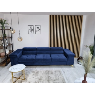 Rivaldi 3 Riviera 81 (Niezwykle stylowa i komfortowa sofa trzyosobowa z serii Rivaldi. To idealny wybór dla tych, którzy cenią sobie elegancję i wygodę. Dodatkowo, ruchome zagłówki pozwalają dostosować ją do własnych potrzeb.)