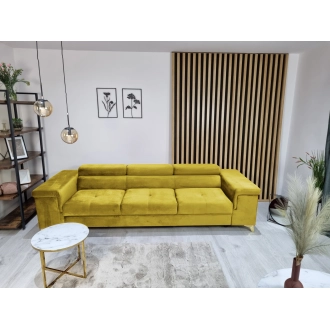 Rivaldi 3 Riviera 41 (Niezwykle stylowa i komfortowa sofa trzyosobowa z serii Rivaldi. To idealny wybór dla tych, którzy cenią sobie elegancję i wygodę. Dodatkowo, ruchome zagłówki pozwalają dostosować ją do własnych potrzeb.)