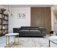 Rivaldi 2 Riviera 96 (Niezwykle stylowa i komfortowa sofa dwuosobowa z serii Rivaldi. To idealny wybór dla tych, którzy cenią sobie elegancję i wygodę. Dodatkowo, ruchome zagłówki pozwalają dostosować ją do własnych potrzeb.)